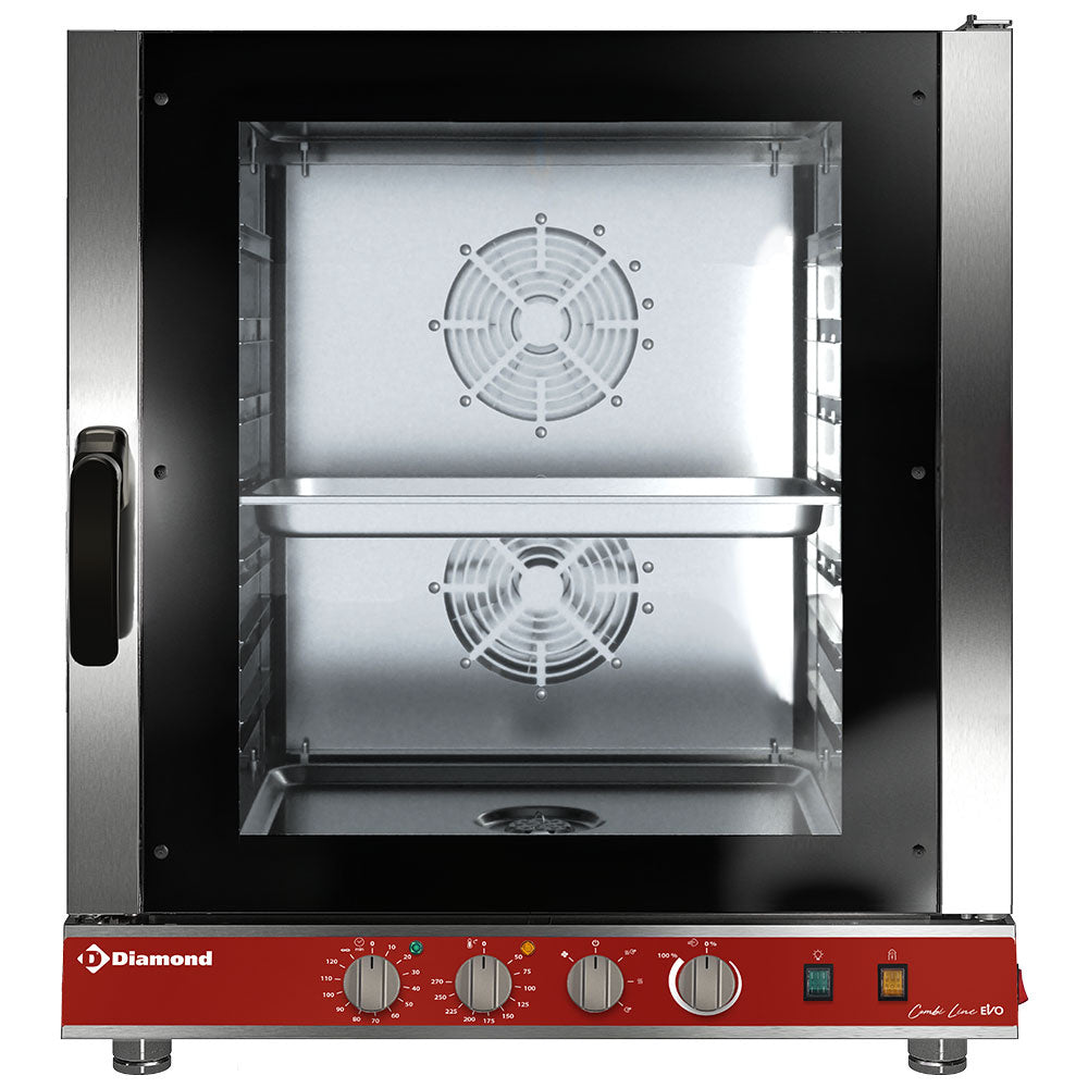 Elektrische combisteamer 7x GN 1/1, mechanische bediening, Combi Line EVO, Diamond DFV711/CMC