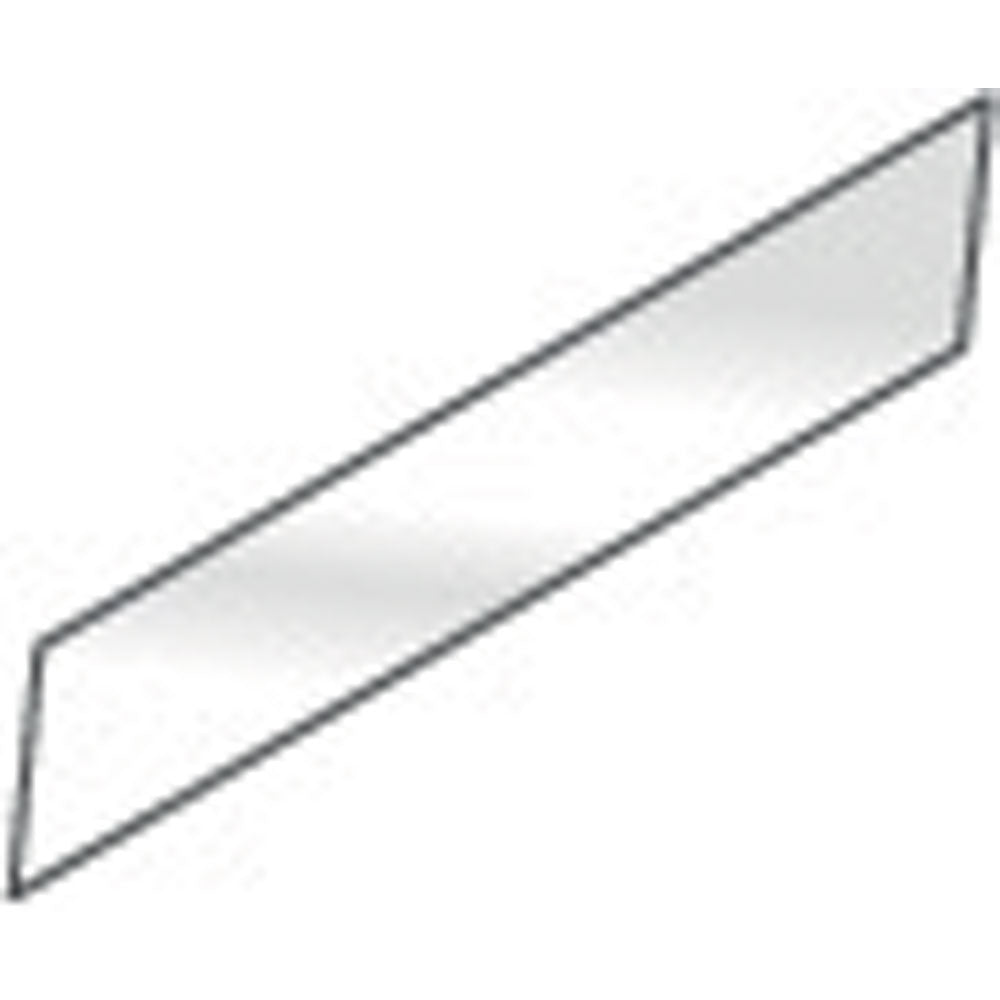 Voorglas voor opbouw, voor 2x GN 1/1, Diamond DPA/VF08