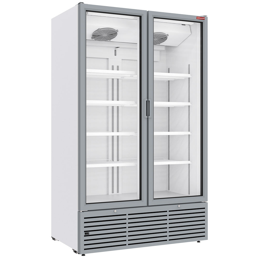 Flessenkoelkast 1142 liter, 2 draaideuren, wit, Diamond DRP12-2W