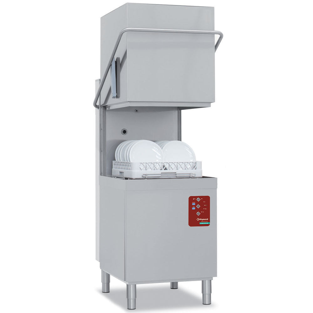 Vaatwasser met kap, mand 50 x 50 cm, Full Hygiene, Diamond DCS9/6