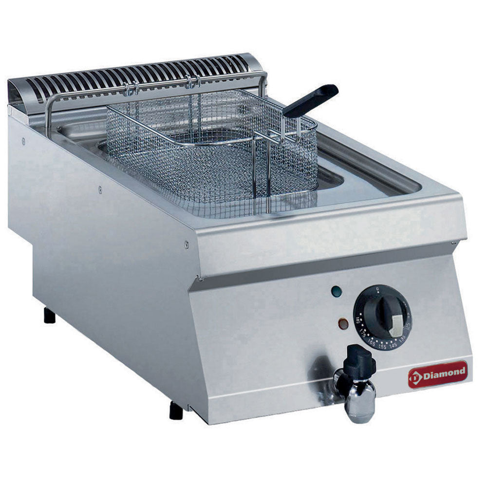 Elektrische friteuse 7 liter met Y-kuip, externe elementen (TOP), Diamond E17/F74T-230/3--N
