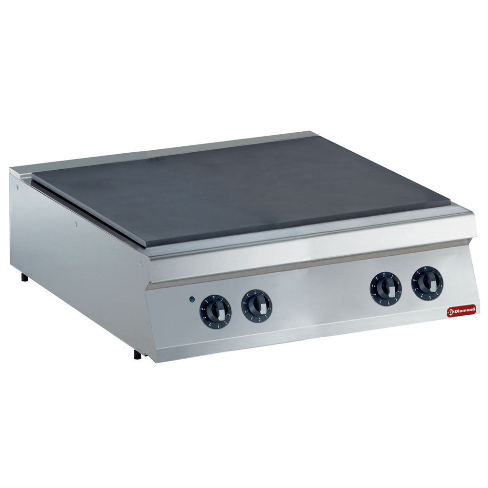 Elektrische kookplaat (solid top) met 4 kookzones, hele module (TOP), Diamond E17/ST8T-N