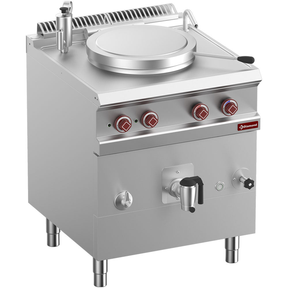 Elektrische kookketel van 50 liter met indirecte verwarming, 70 cm, Diamond E7/M50I7-N