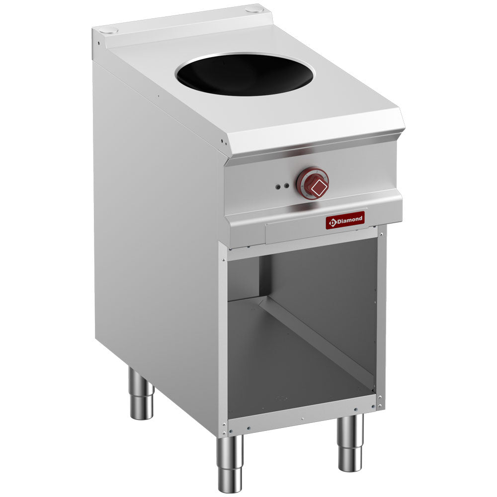 Inductie-wokfornuis met 1 zone Ø 30 cm op open onderkast, 40 cm, Diamond E7/WIDA4-N
