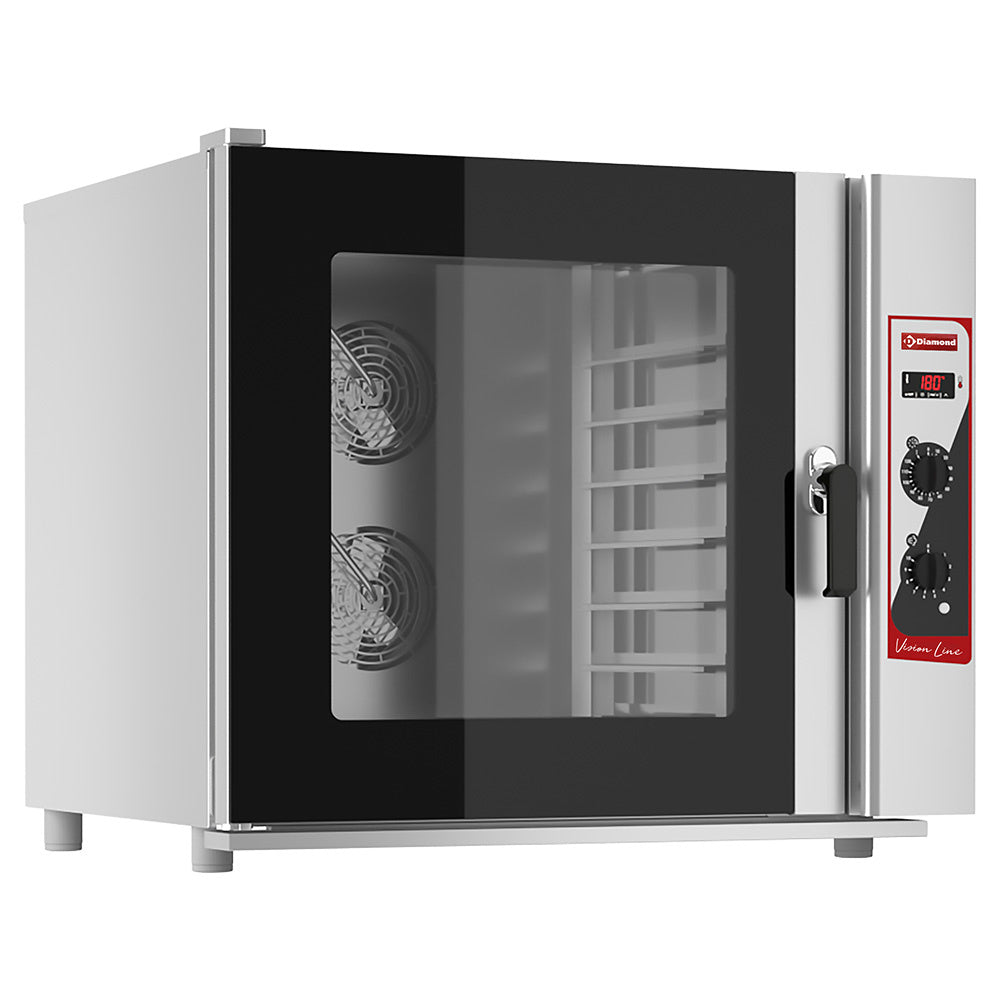Elektrische oven voor bakkerij en patisserie, 6x 600x400 mm, Diamond FPE-6/EM