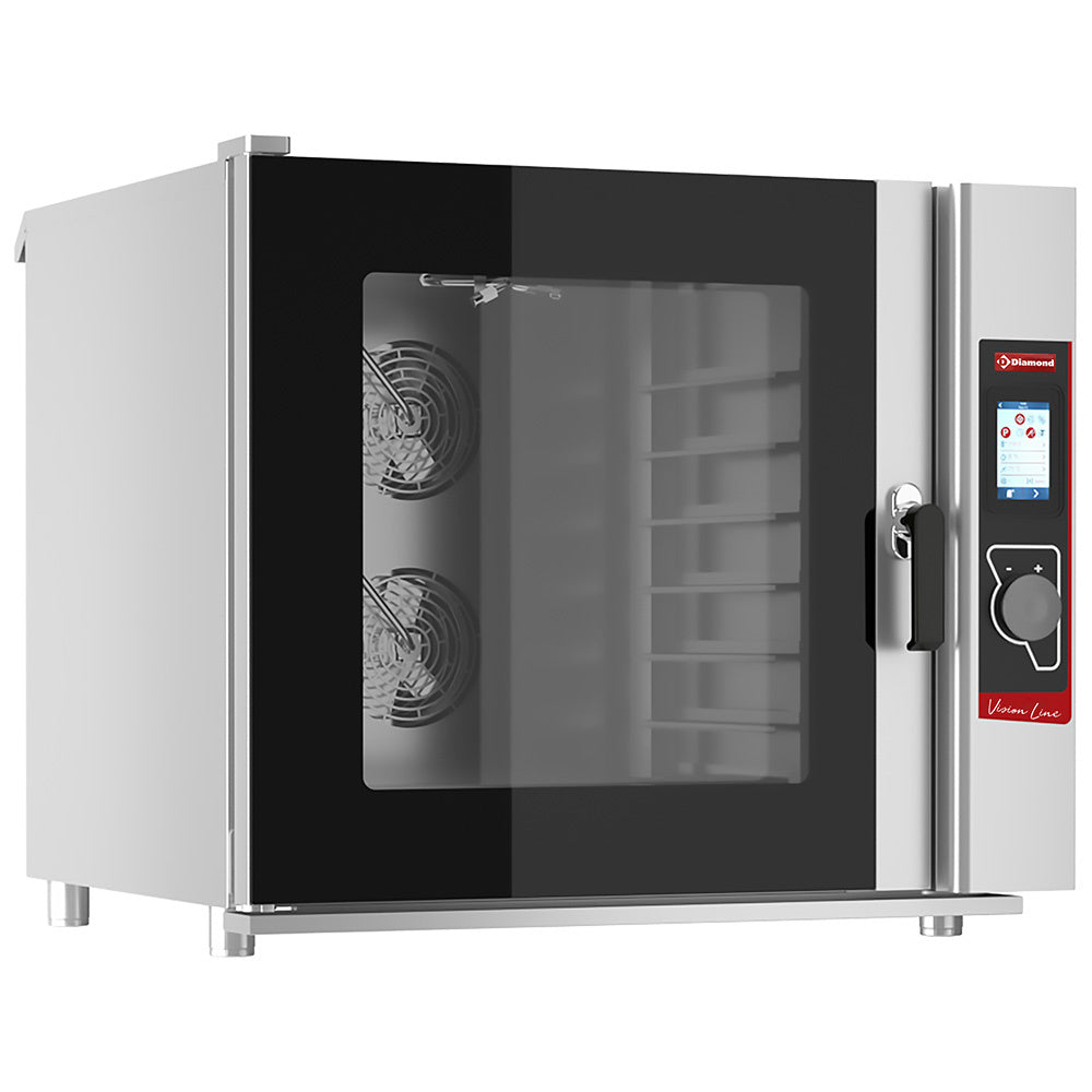 Elektrische oven voor bakkerij en patisserie, 6x 600x400 mm, touchscreen, Diamond FPE-6/T