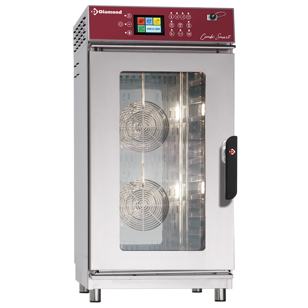 Elektrische combisteamer 11x GN 1/1, touchscreen en automatische reiniging, Combi Smart Line, Diamond FVS-1111/TS