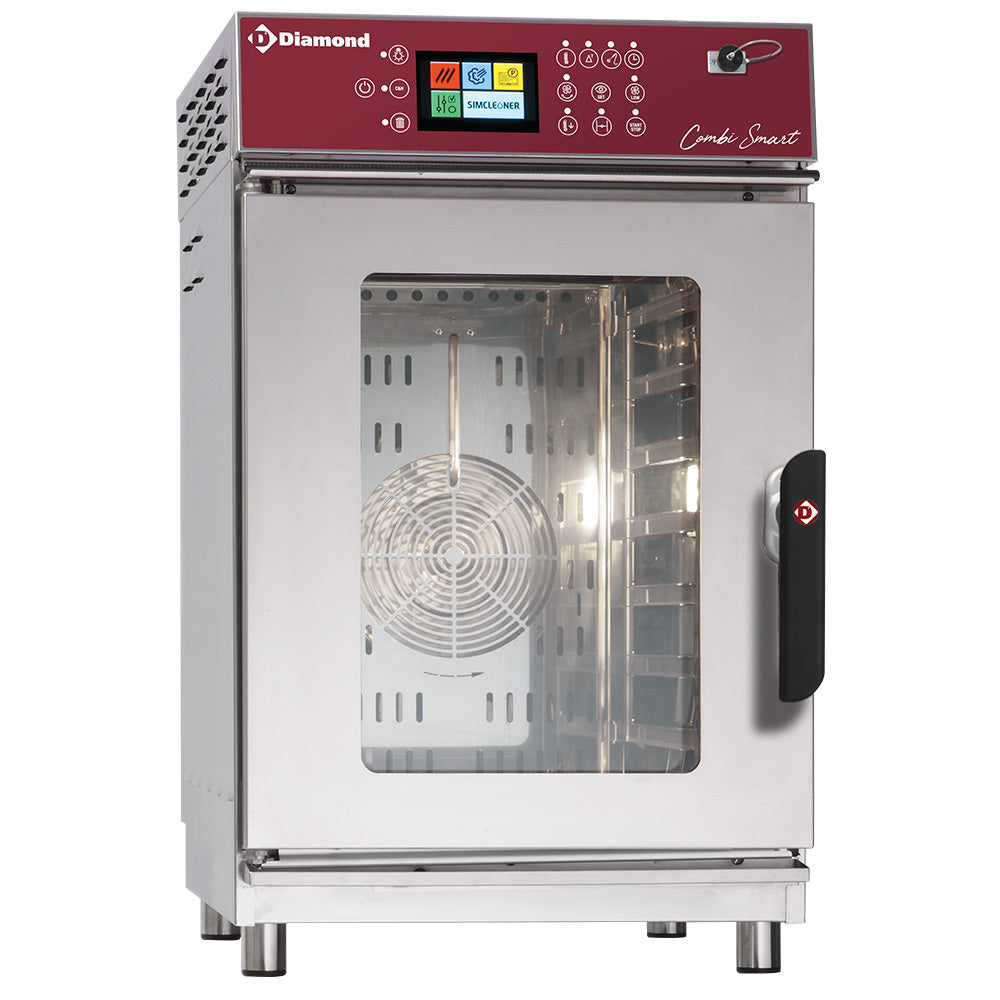 Elektrische combisteamer 7x GN 1/1, touchscreen en automatische reiniging, Combi Smart Line, Diamond FVS-711/TS
