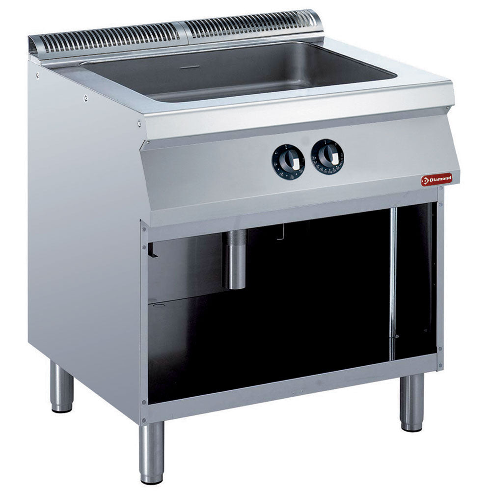 Multifunctionele braadpan, gasgestookt, 22 liter, Compound-bak, Maxima 700+, Diamond G17/SCGA8-N