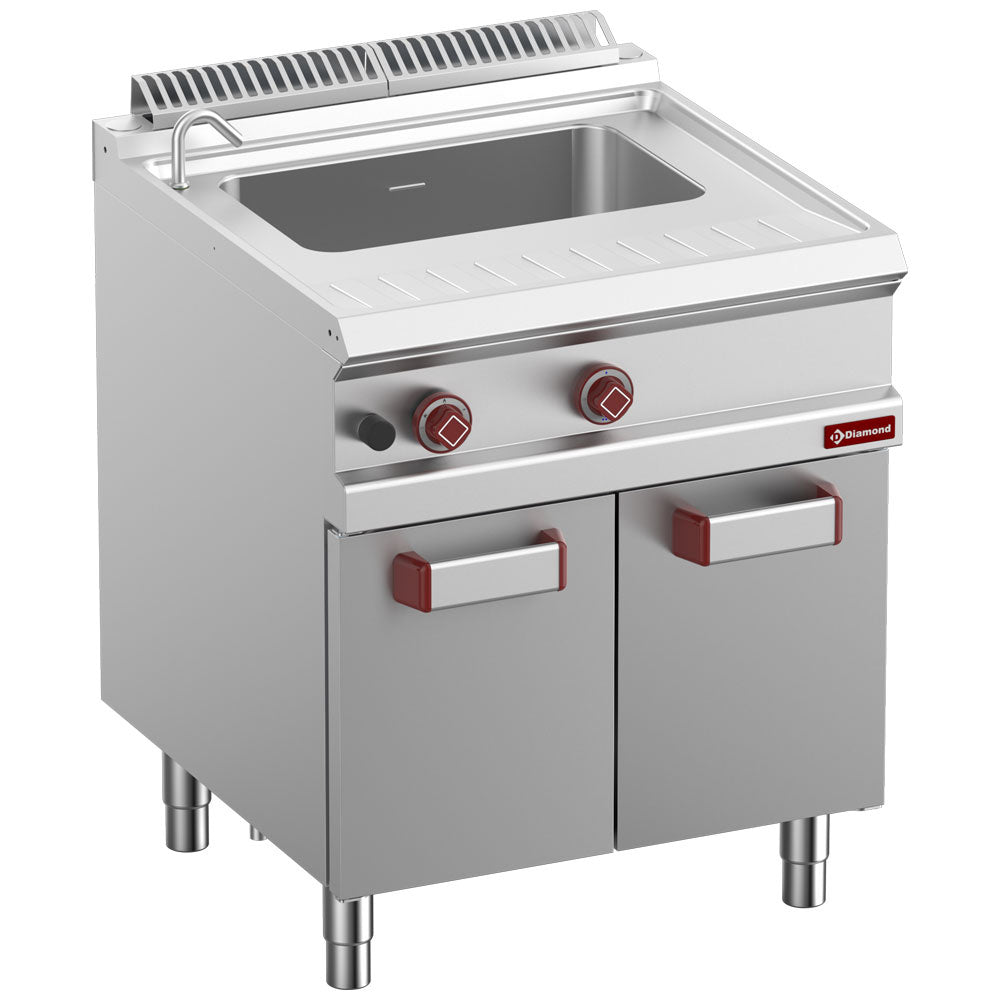 Gaspastakoker met 1 kuip van 40 liter (zonder manden) op onderkast, 70 cm, Diamond G7/CPA7-N