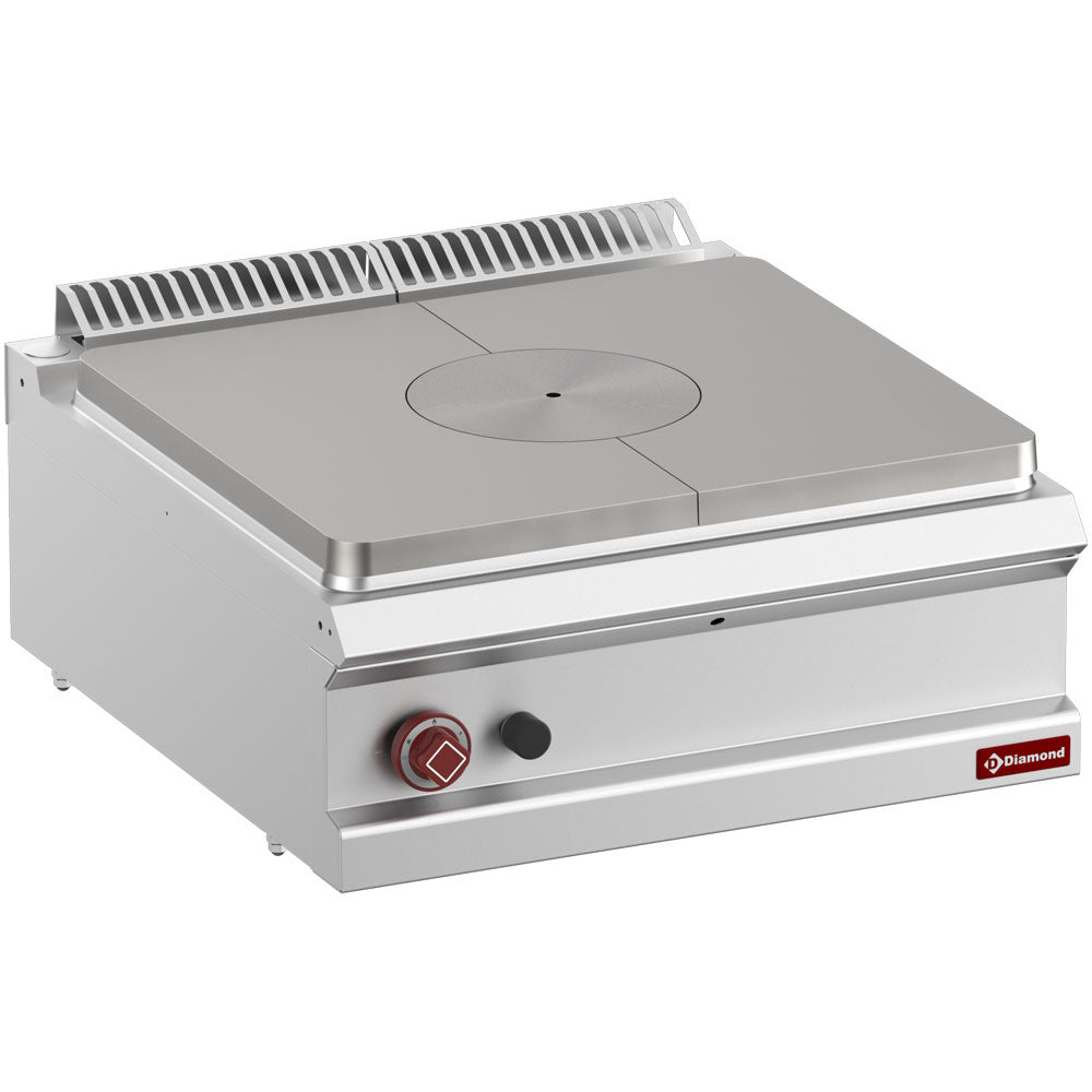 Gaskookplaat met massieve plaat 67 x 58,5 cm, 70 cm, Diamond G7/T7T-N