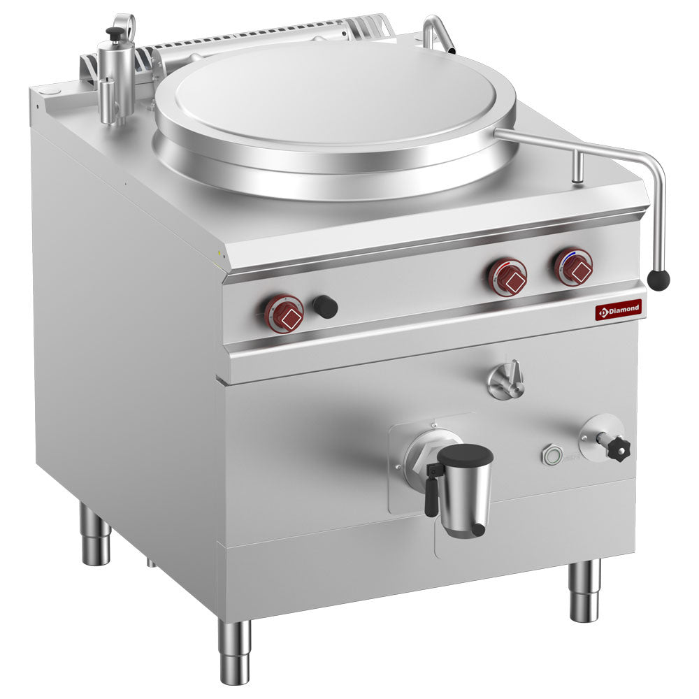 Gaskookketel 150 liter met indirecte verwarming op onderkast, Diamond G9/M15I8-N