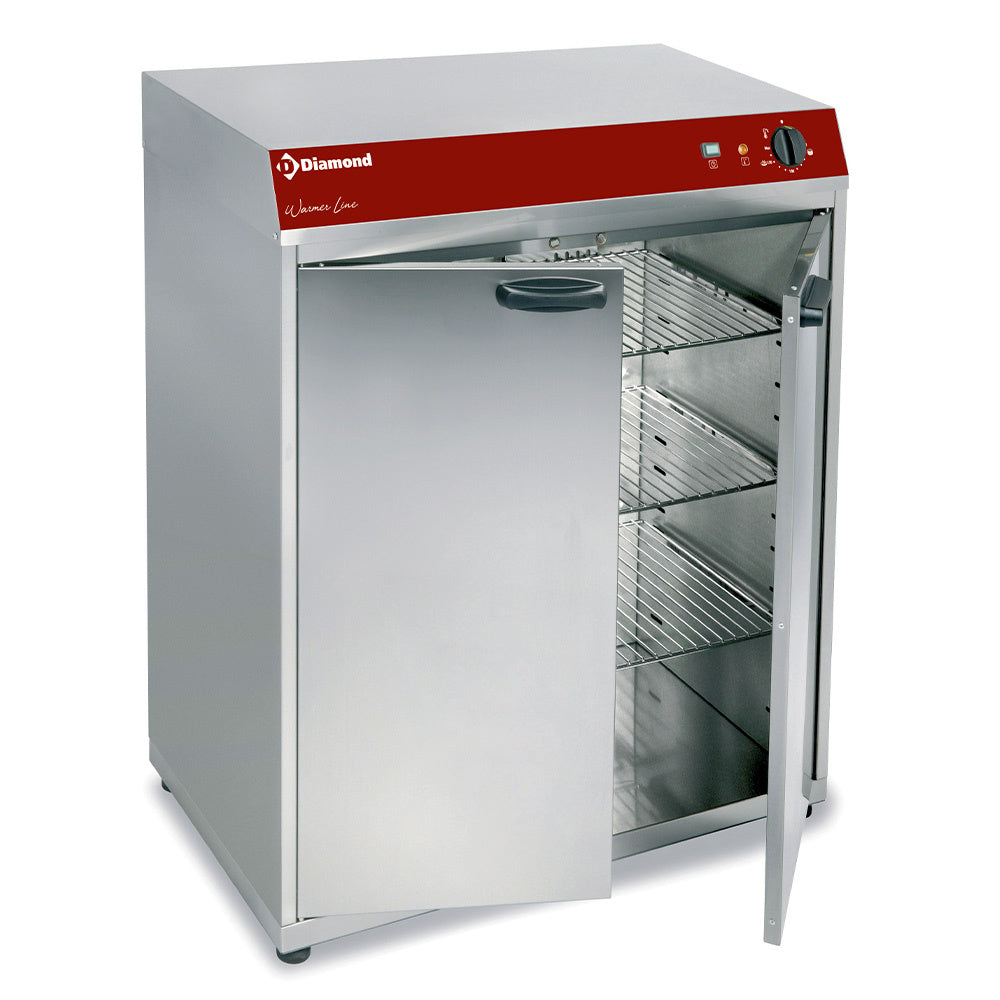 Warmhoudkast met ventilator, 2 deuren, voor 120 borden of GN-bakken, Diamond GEMMA120/V