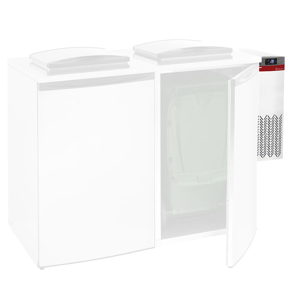 Koelunit monoblock +2 °C tot +8 °C voor vuilnisbakkenkoelers, Diamond GF-3C-R2