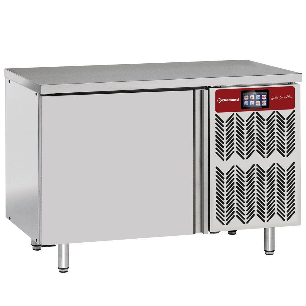 Snelkoel- en vriestafel 6x GN 1/1, touchscreen, 20 kg koelen of 12 kg invriezen, Diamond GTBT6/TS-R2