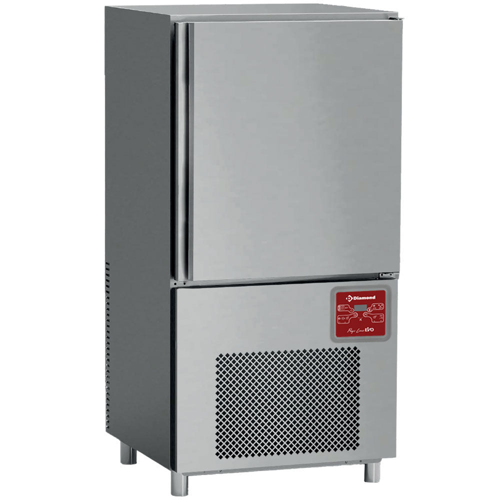 Snelkoeler/snelvriezer (blast chiller) voor 10 x GN 1/1, 30/20 kg per cyclus, elektronische regeling, Diamond GTP-10/3R