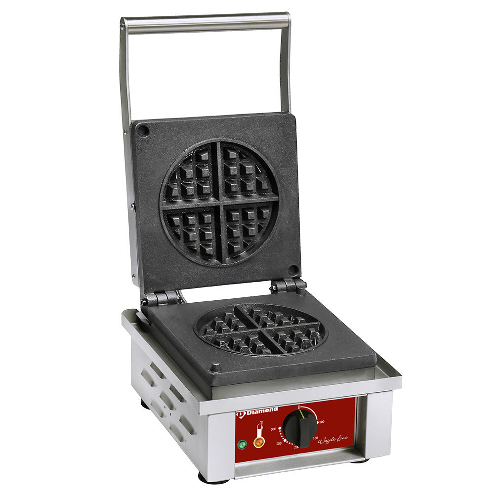 Elektrisch wafelijzer voor 4 ronde wafels, Diamond GEV-4N