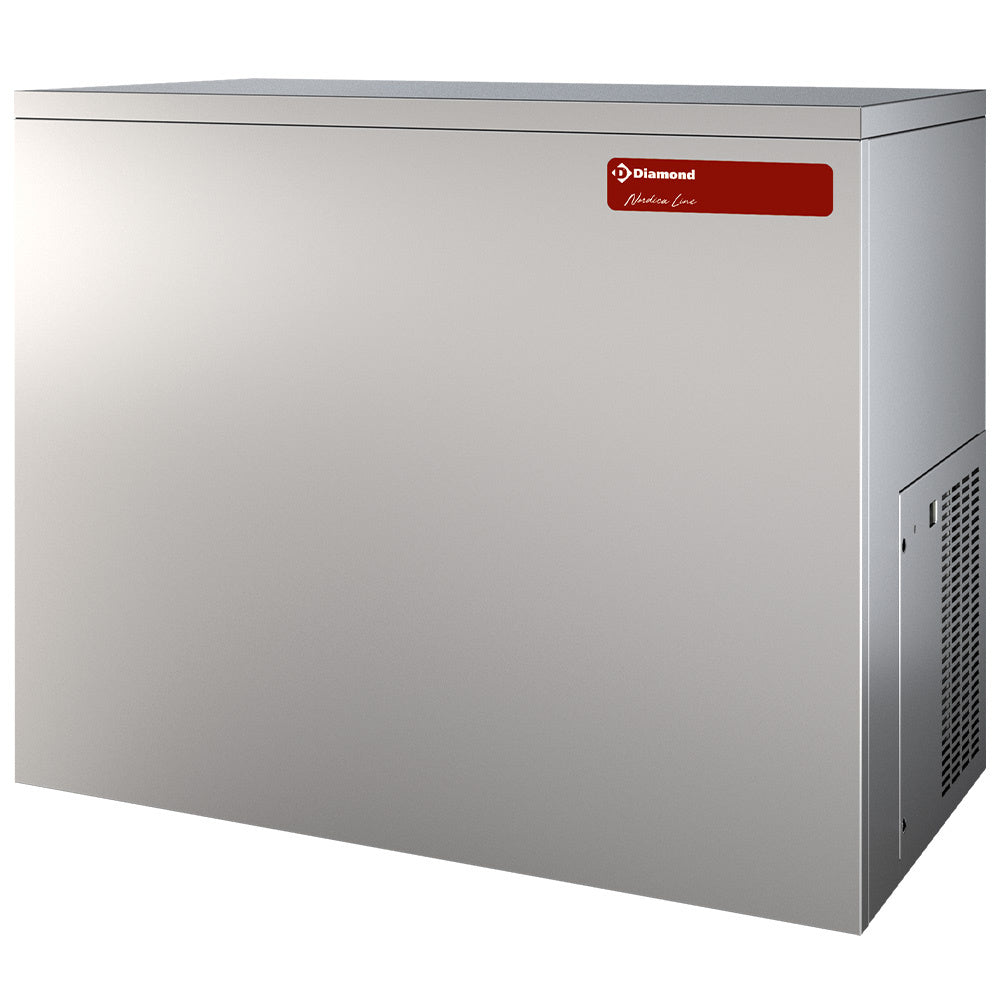 IJsblokjesmachine 155 kg per 24 uur zonder opslag, luchtgekoeld, blokjes 18 g, Diamond ICE155MA-R2