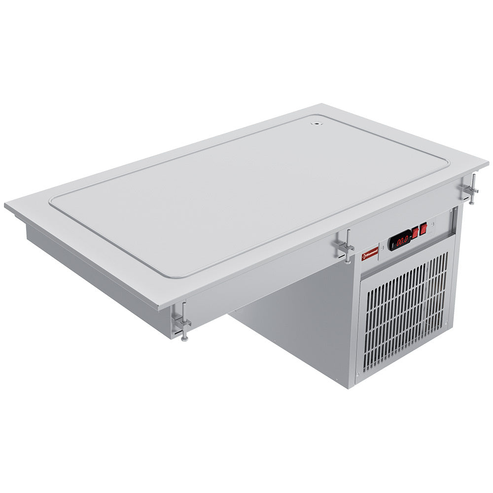 Gekoeld inbouwblad 4x GN 1/1, drop-in, 144 x 61 x 47,6 cm, Diamond IN/RPX15-R9