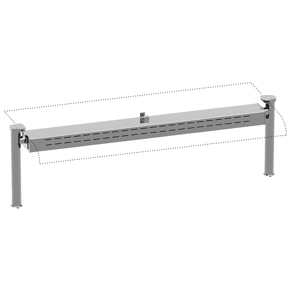 Steunen met ledverlichtingsrand 2x GN 1/1, 76,4 x 14,2 x 48,3 cm, Diamond IN/LED08X