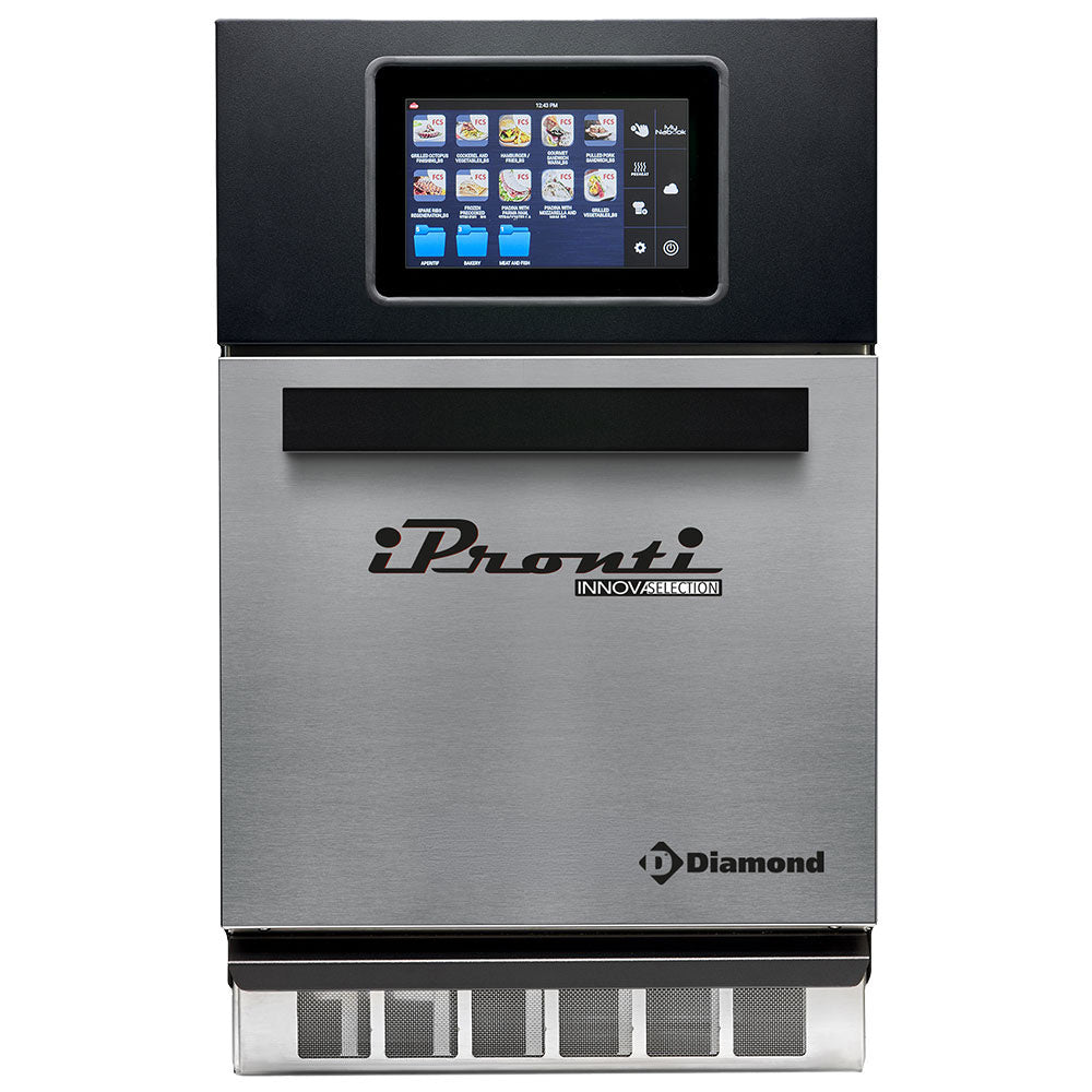 Ultrasnelle oven, magnetron, hetelucht en combi - roestvrij staal, Enkelfase, 3,3 kW, Diamond LKS/XC