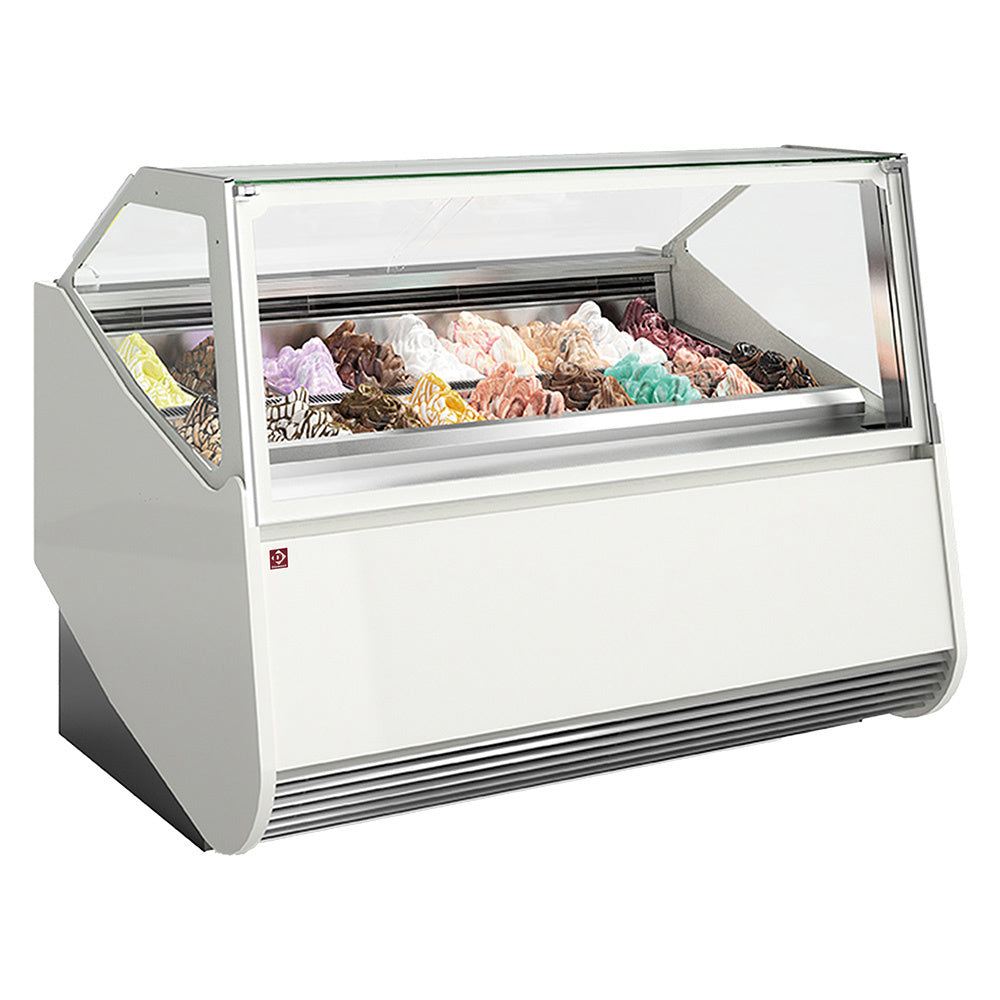 IJsvitrine ventilatiegekoeld met 12 bakken (36 x 16,5 cm), Montreal Line, Diamond MONT11-V1