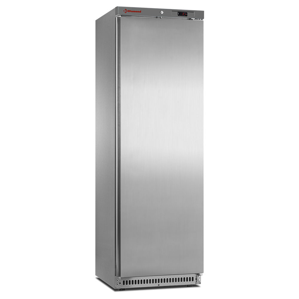 Statische vrieskast 400 liter, roestvrij staal, Diamond NFT402-R2X