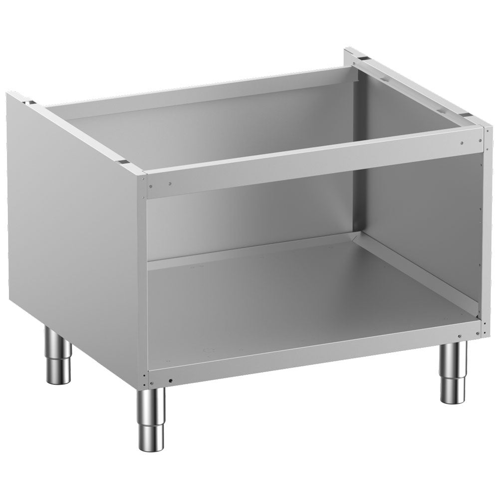 Open onderstel op afneembare poten van roestvrij staal, 80 cm, Diamond N7/BA8-RN
