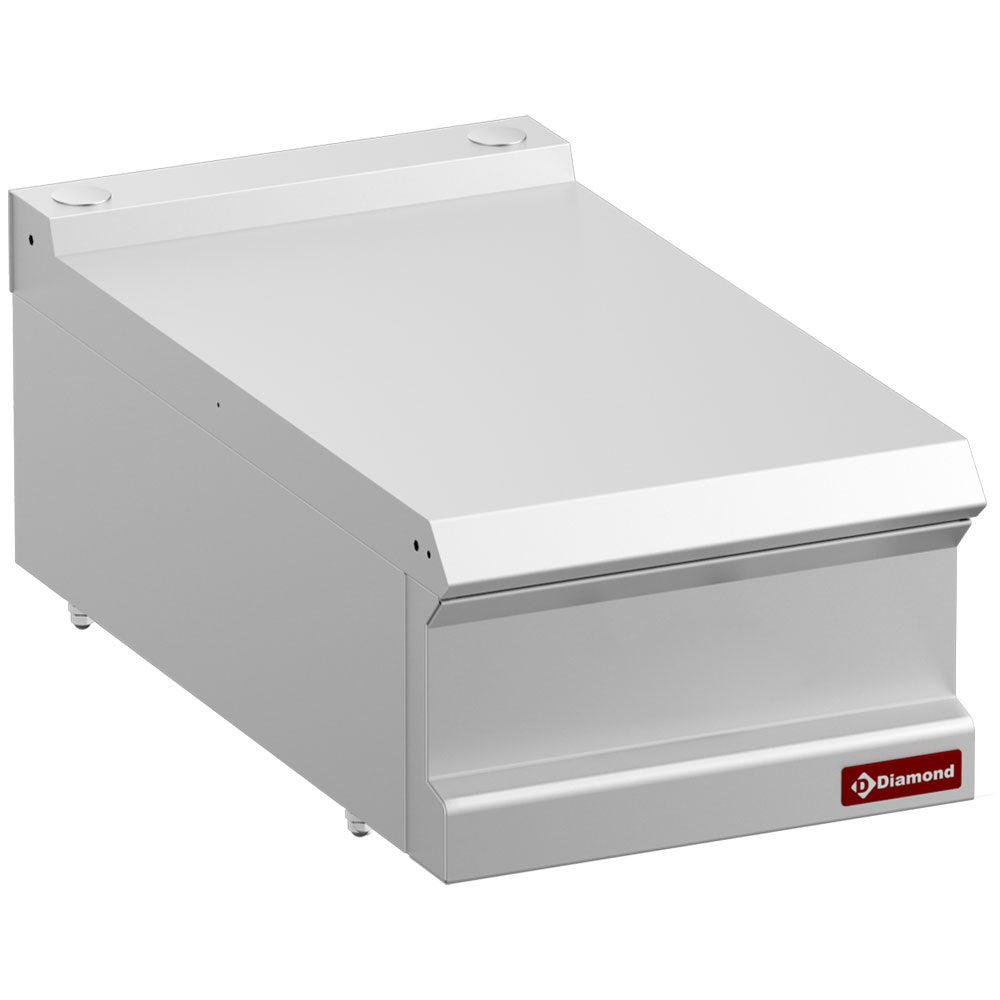 Neutraal werkelement met werkvlak, module 1/2, 40 cm, Diamond N7/PT4T-N