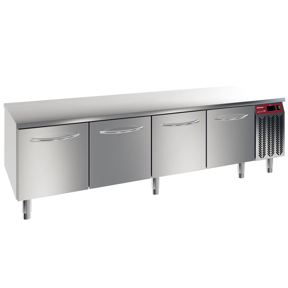 Koelonderbouw met 4 laden GN 1/1, h 200 mm, Diamond N77/R420G-9C