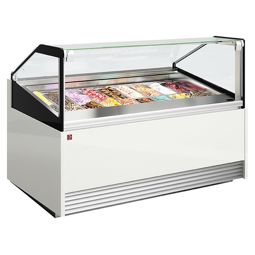 IJsvitrine ventilatiegekoeld met 12 bakken (36 x 16,5 cm), Ottawa Line, Diamond OTTA11-V7