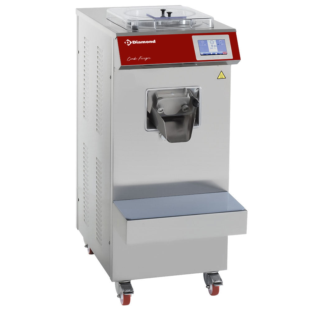 Pasteurisator met ijsturbine (combi) 60 l/u, watergekoeld, touchscreen, Diamond PCT/20-60WT-230/3-