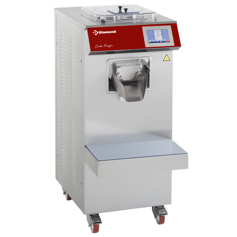 Pasteurisator met ijsturbine (combi) 35 l/u, luchtgekoeld, touchscreen, Diamond PCT/10-35AT-230/3-