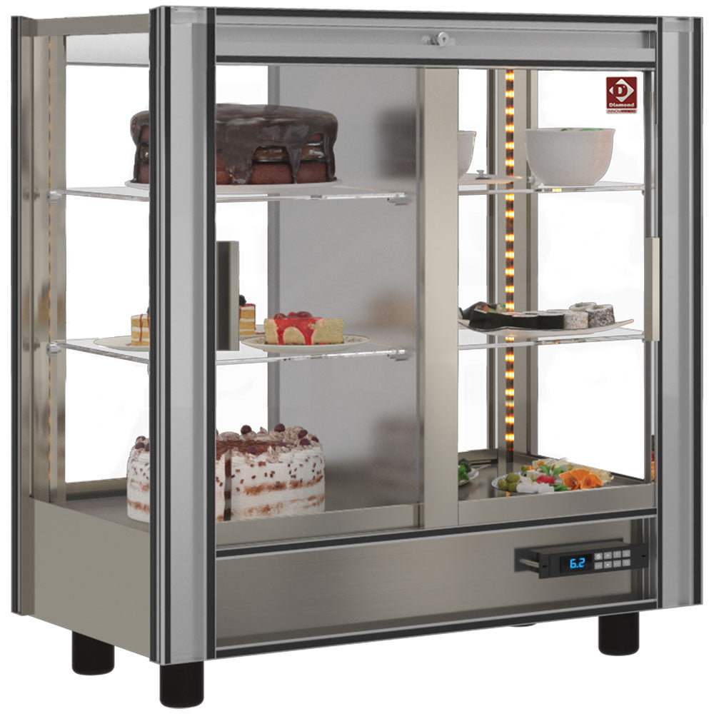Koelvitrine voor gastronomie 216 liter, modulair, doorlopende uitvoering (Through), Diamond PGN-1/TR-R6