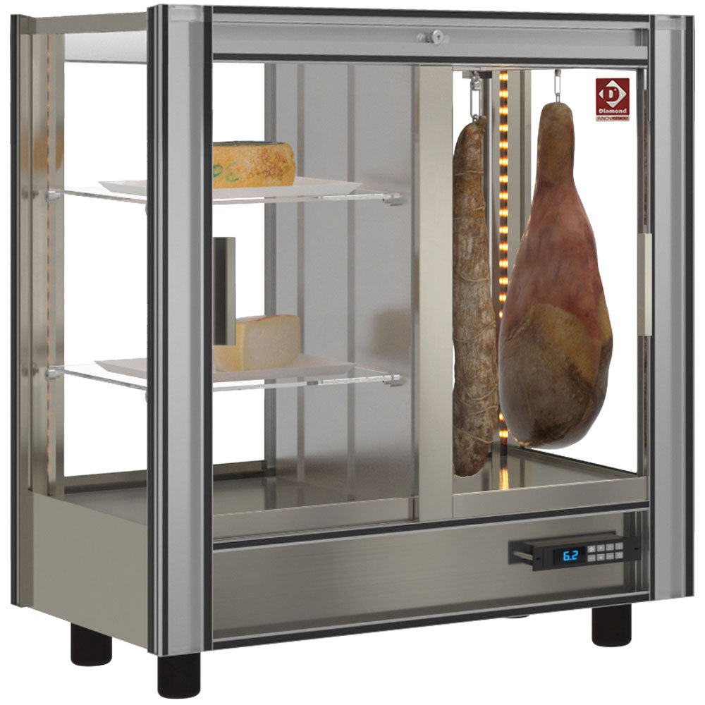 Koelvitrine voor delicatessen 216 liter, modulair, doorlopende uitvoering (Through), Diamond PSA-1/TR-R6