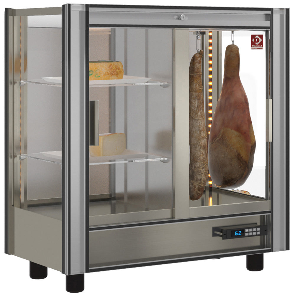 Koelvitrine voor delicatessen 216 liter, modulair, standaard uitvoering, Diamond PSA-1-R6