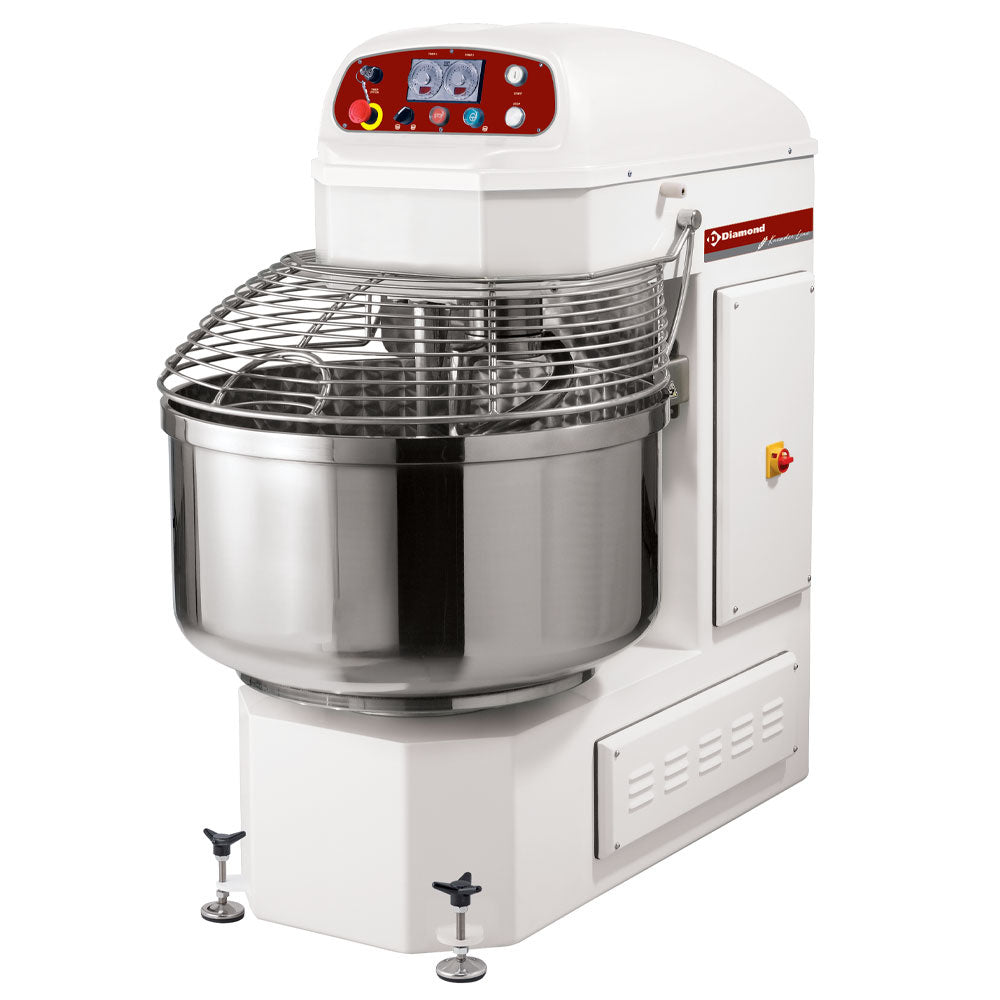 Automatische spiraalkneder 160 kg, 2 snelheden, 2 timers, 2 motoren, Diamond PSB-162MI/2V