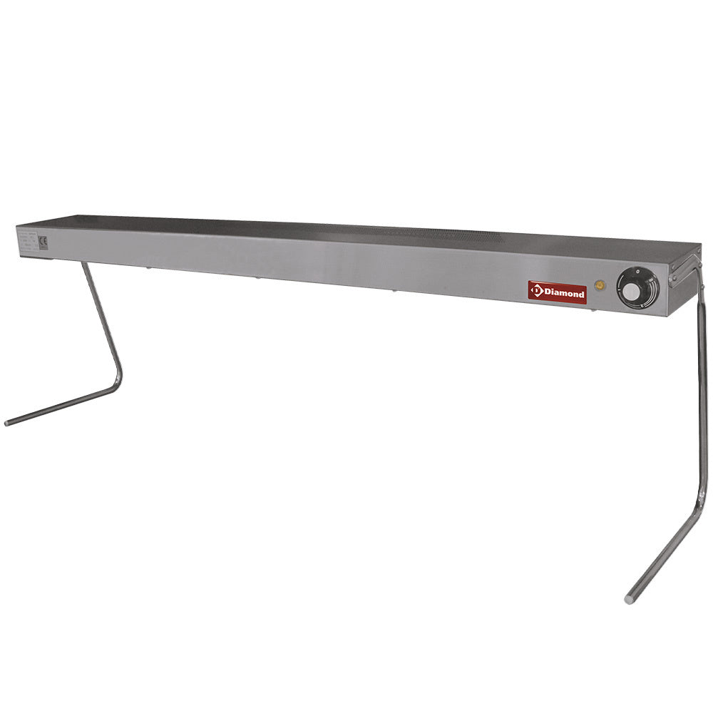 Set maaltijdverwarmer 86 cm met steunen voor brugopstelling, Diamond RHD/86_SRH/NS
