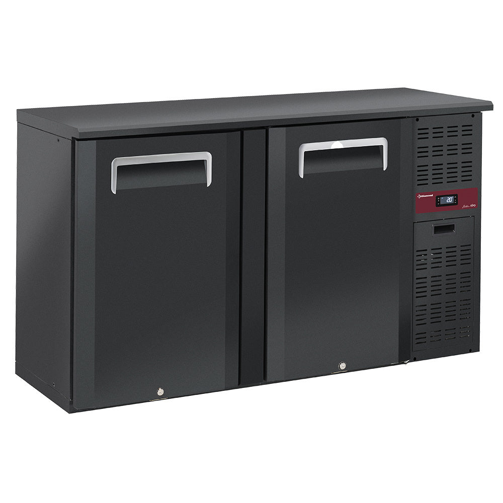 Flessenkoelkast 2 deuren, 320 liter, energieklasse B, Diamond RLB2-2P