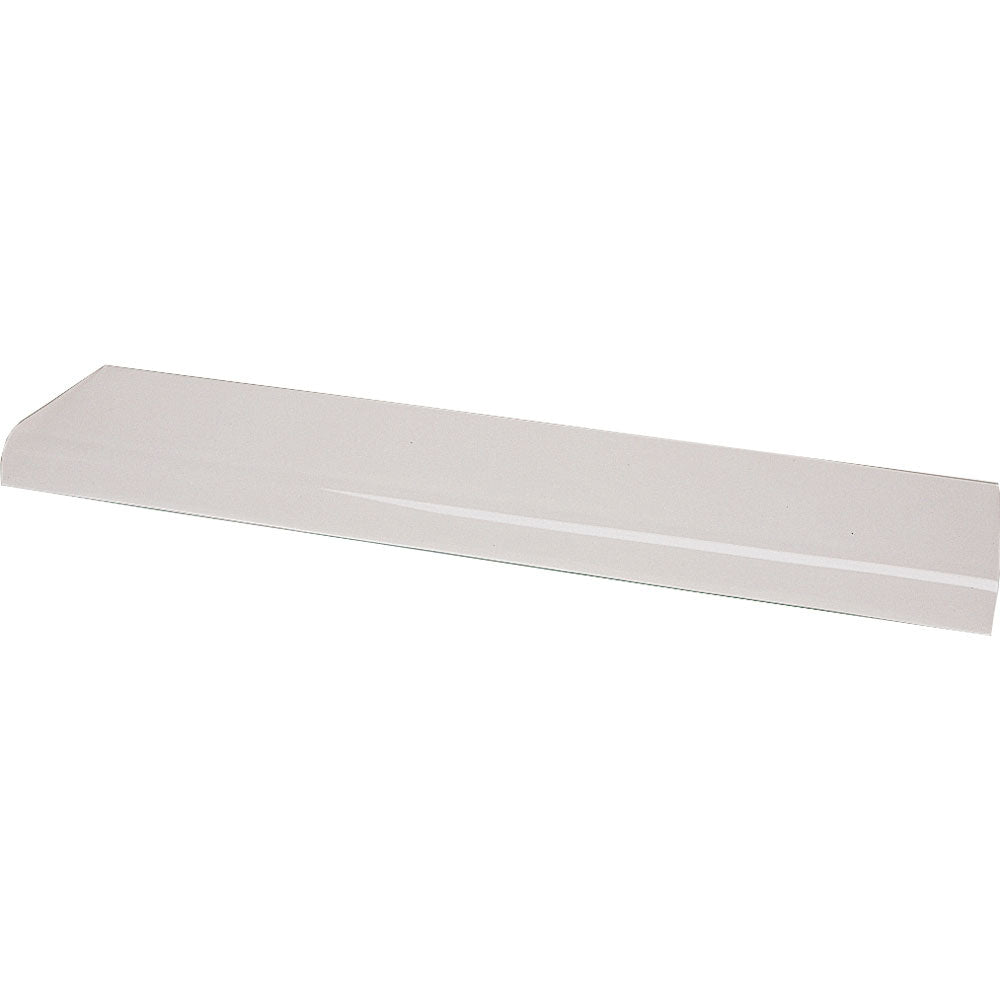 Bovenbouw gebogen glasschap voor eilandelement, 225 cm, Diamond S80/V223