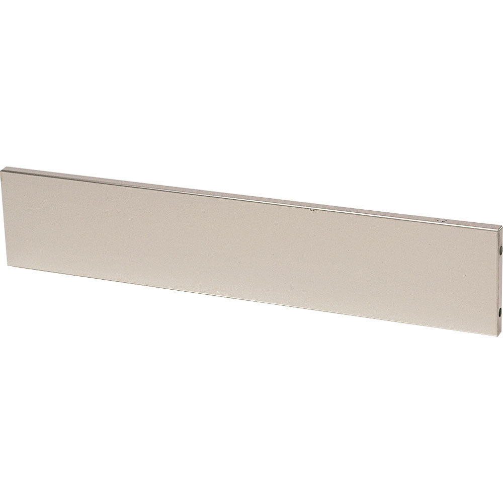 Frontplint van roestvrij staal voor element van 120 cm, Diamond PF127