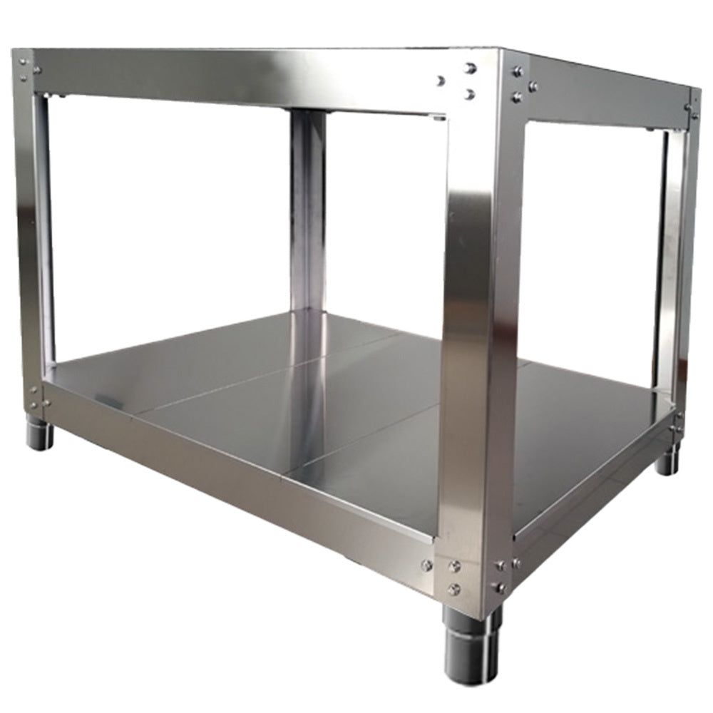 RVS onderstel met onderplank voor pizzaoven NRP/08 en LFD-08, Diamond SAT/08