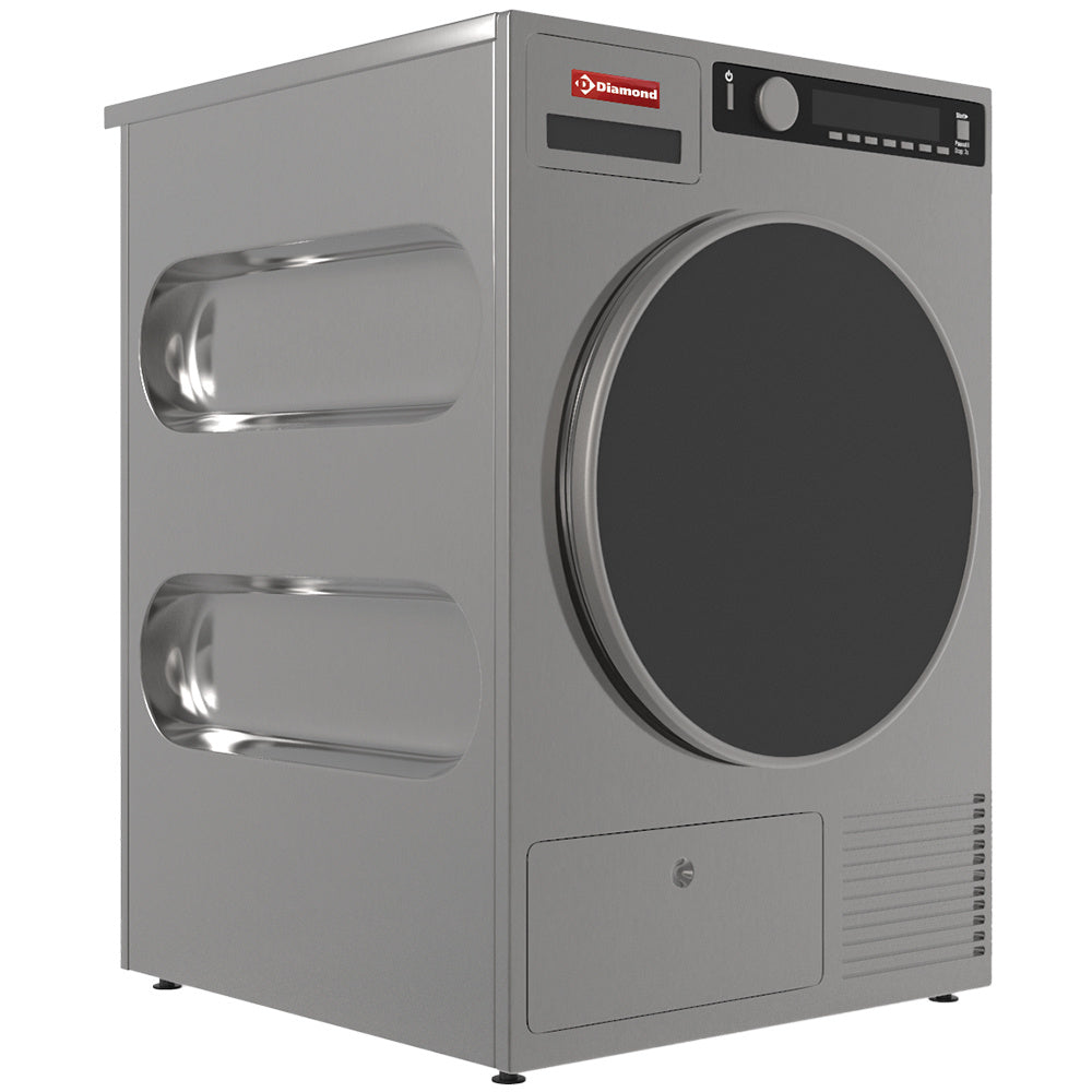 Wasdroger 6,5 kg met condensor, inox-titanium, Diamond SL65-NC