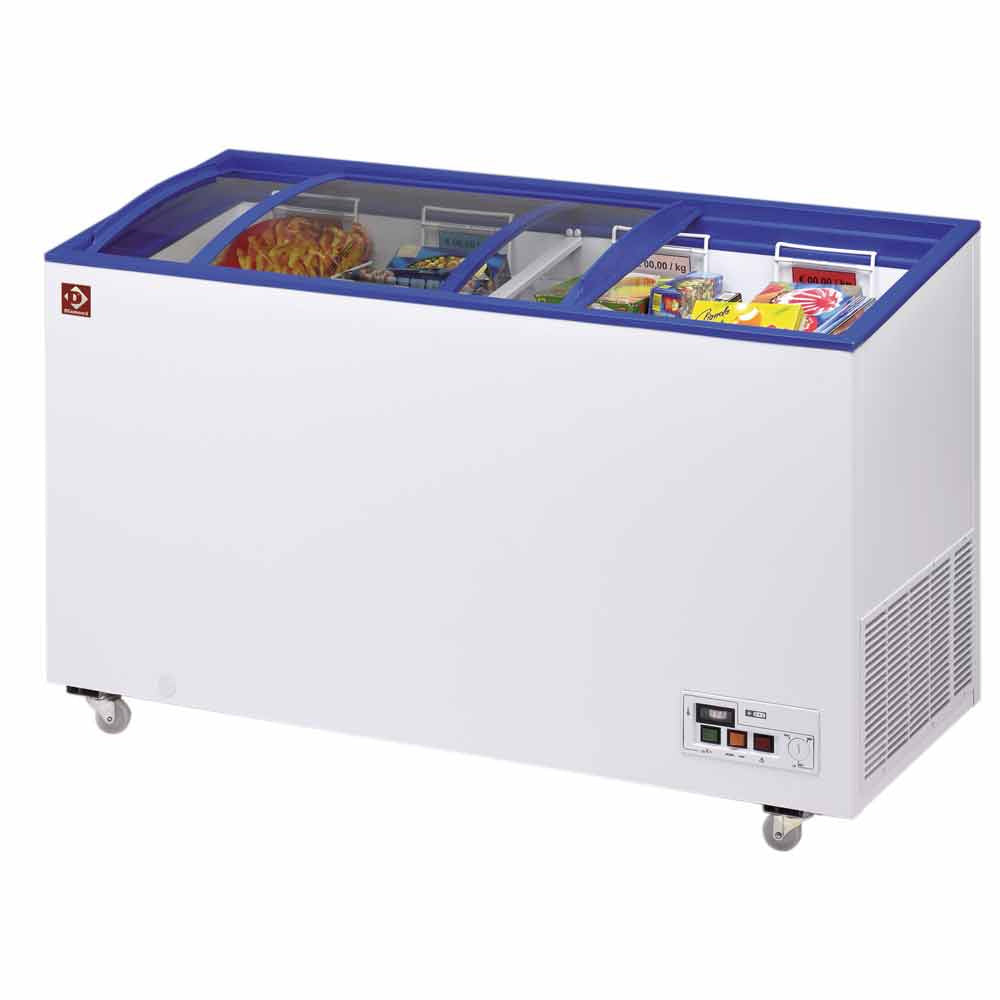 Vrieskist met glazen schuifdeksels, 290 liter, voor zelfbediening, Diamond SLID-11-R2