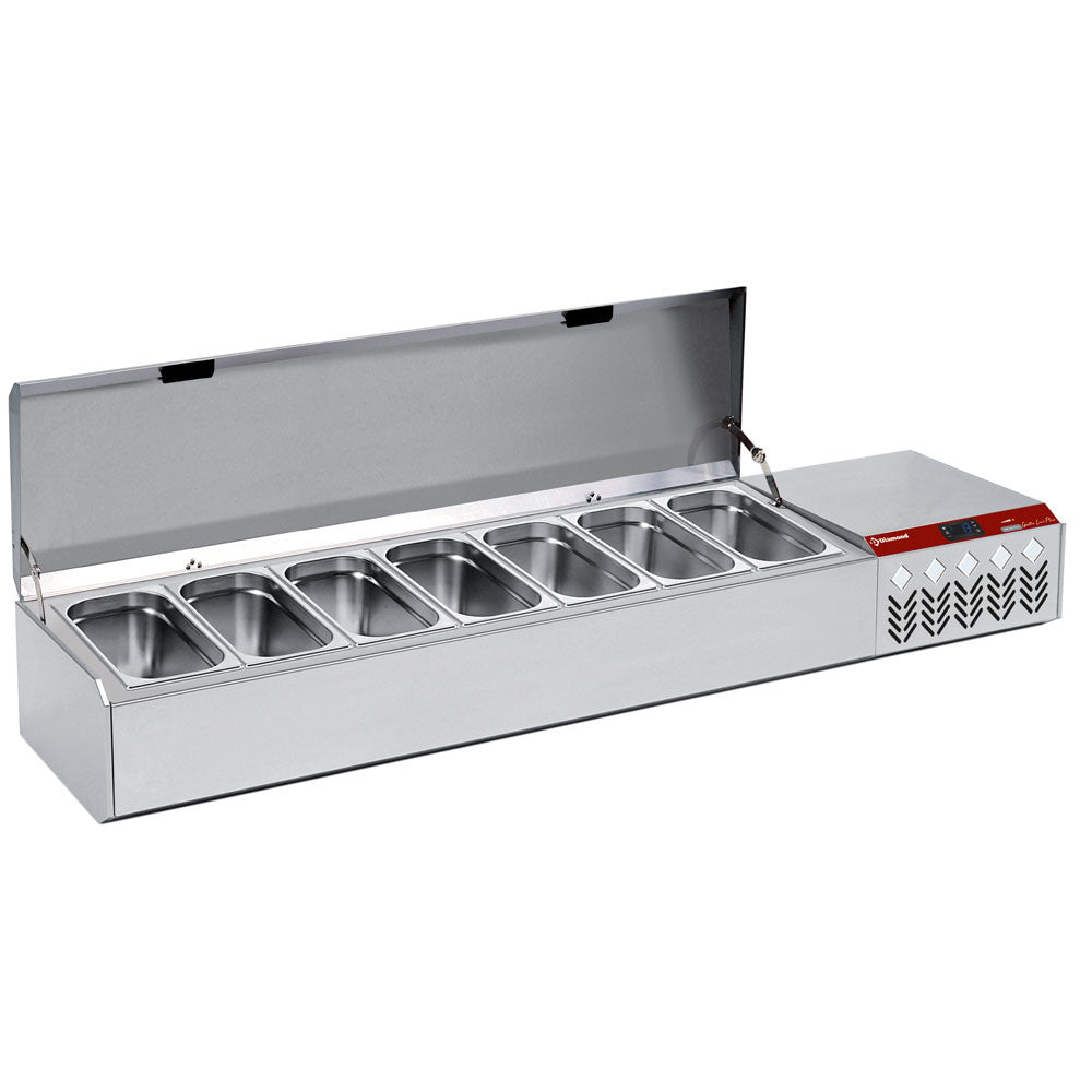 Koelopbouw voor GN 7x1/3, met deksel, Diamond SY175G/CP9