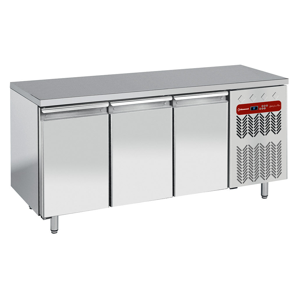Vrieswerkbank, geventileerd, 3 deuren GN 1/1, Diamond TG3B/H-R2