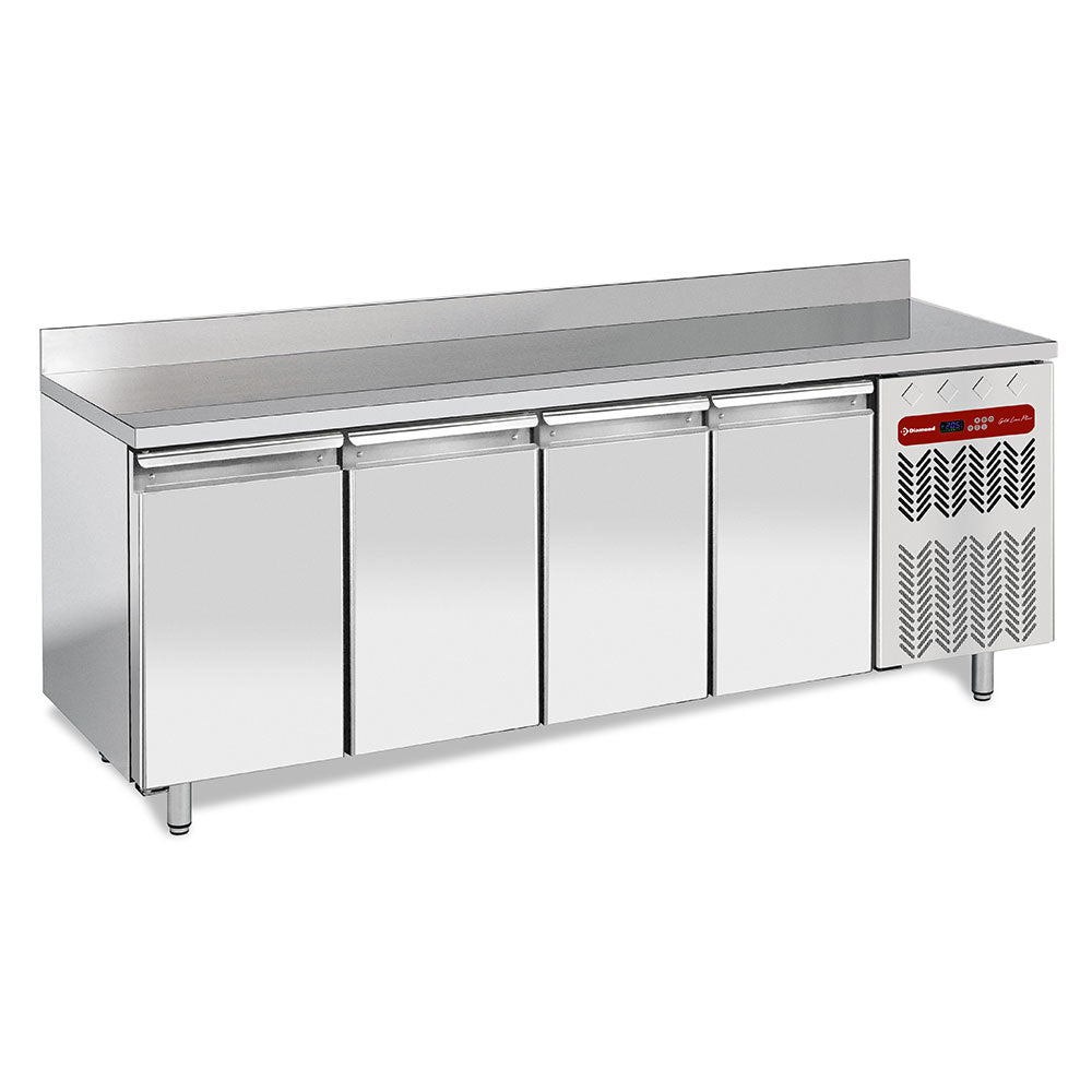 Vrieswerkbank, geventileerd, 4 deuren GN 1/1, wandmodel, 550 liter, Diamond TG4B/HA-R2