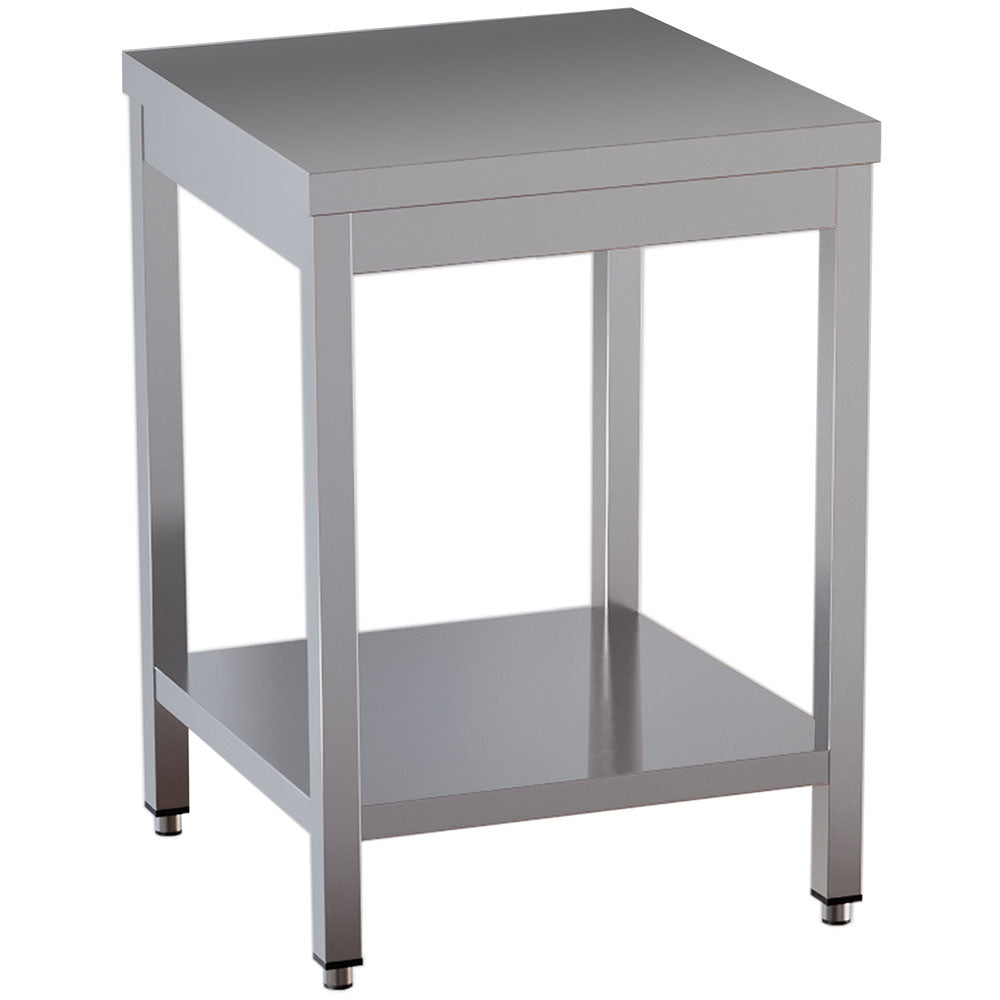 Werktafel 80 x 60 cm met onderplank, Diamond TL861-ST1
