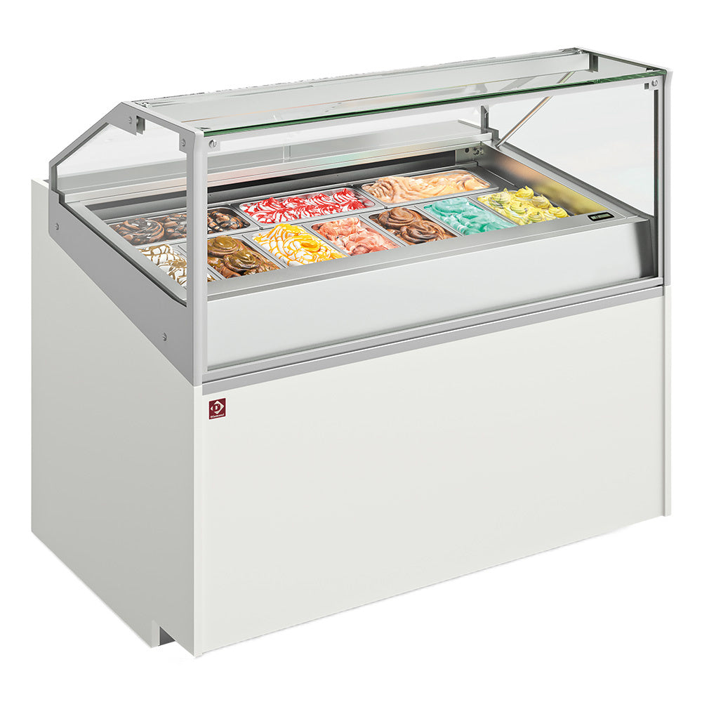 IJsvitrine ventilatiegekoeld met 13 bakken (36 x 16,5 cm), Toronto Line, Diamond TORO17-V11