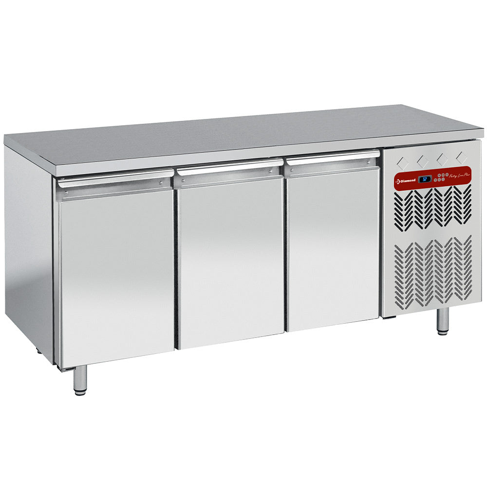 Vrieswerkbank, geventileerd, 3 deuren EN 600x400, Diamond TP3B/H-R2